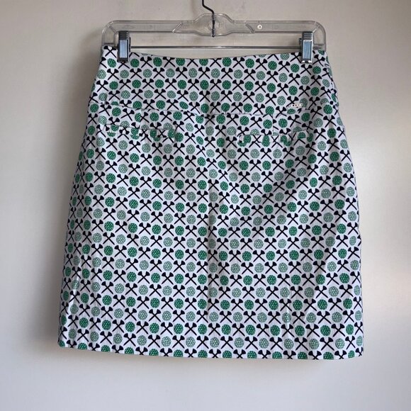 SWING CONTROL Golf Skort Skirt Size 6 Tennis Pickleball Golfball Print ~EUC - Picture 5 of 13